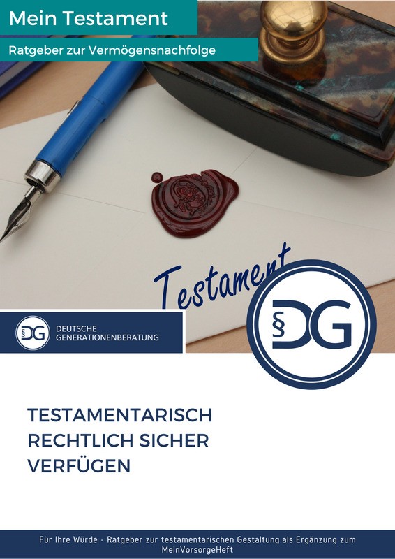Testament Cover - Deutsche Generationenberatung